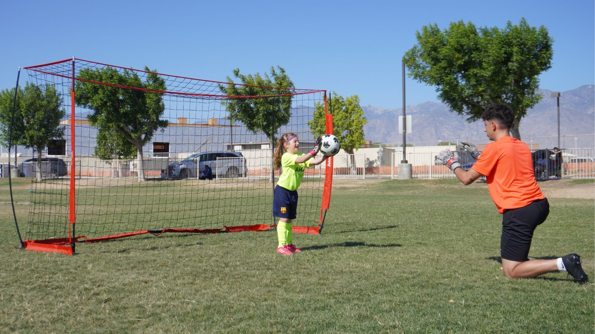 Footwork drills for goalkeepers