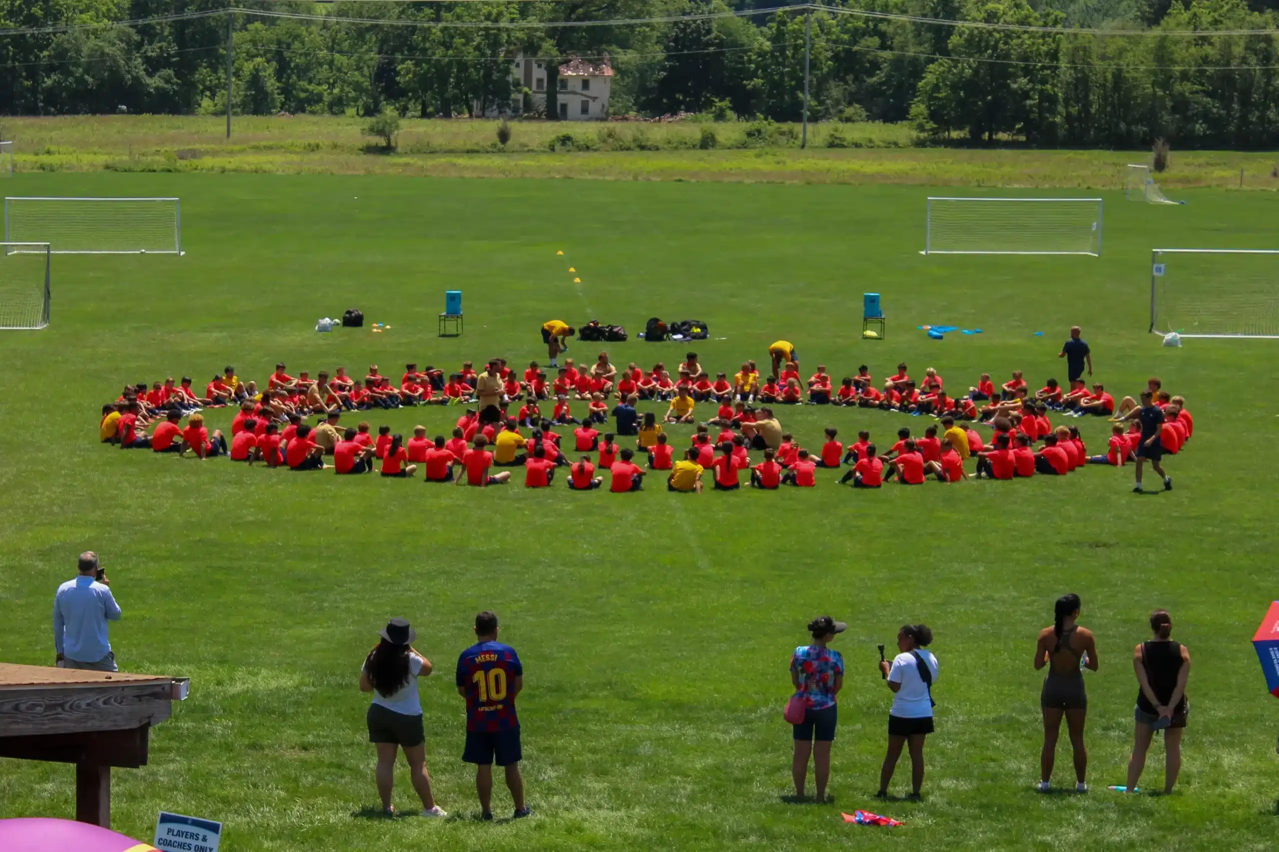 View of one of the best soccer camps in Los Angeles